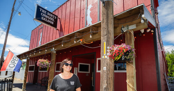 The Dirty Cowgirl Saloon in Wasco, Oregon, June 2024. Photo by Jason Quigley for Energy Trust of Oregon